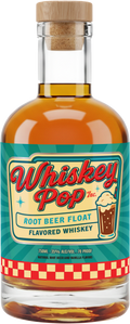 Whiskey Pop Root Beer Float Flavored Whiskey, 750 ml bottle, front label