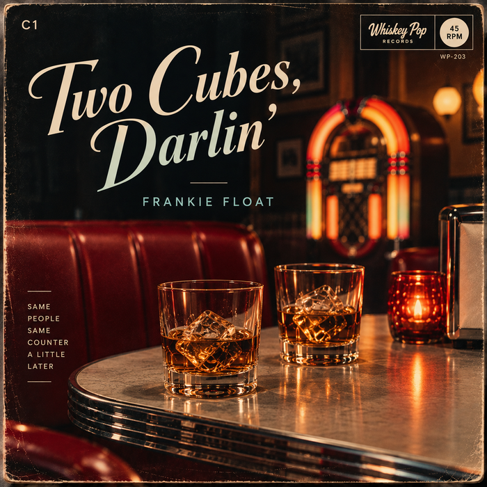Two Cubes, Darlin' by Frankie Float, record sleeve