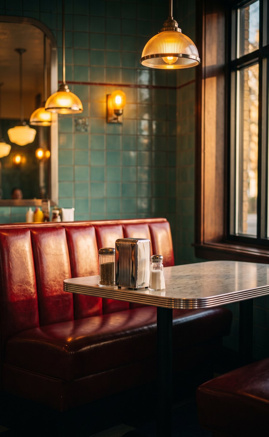 The diner at the Whiskey Pop diner