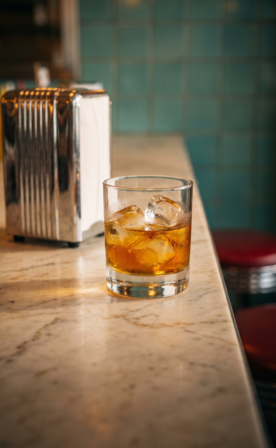 The pour at the Whiskey Pop diner