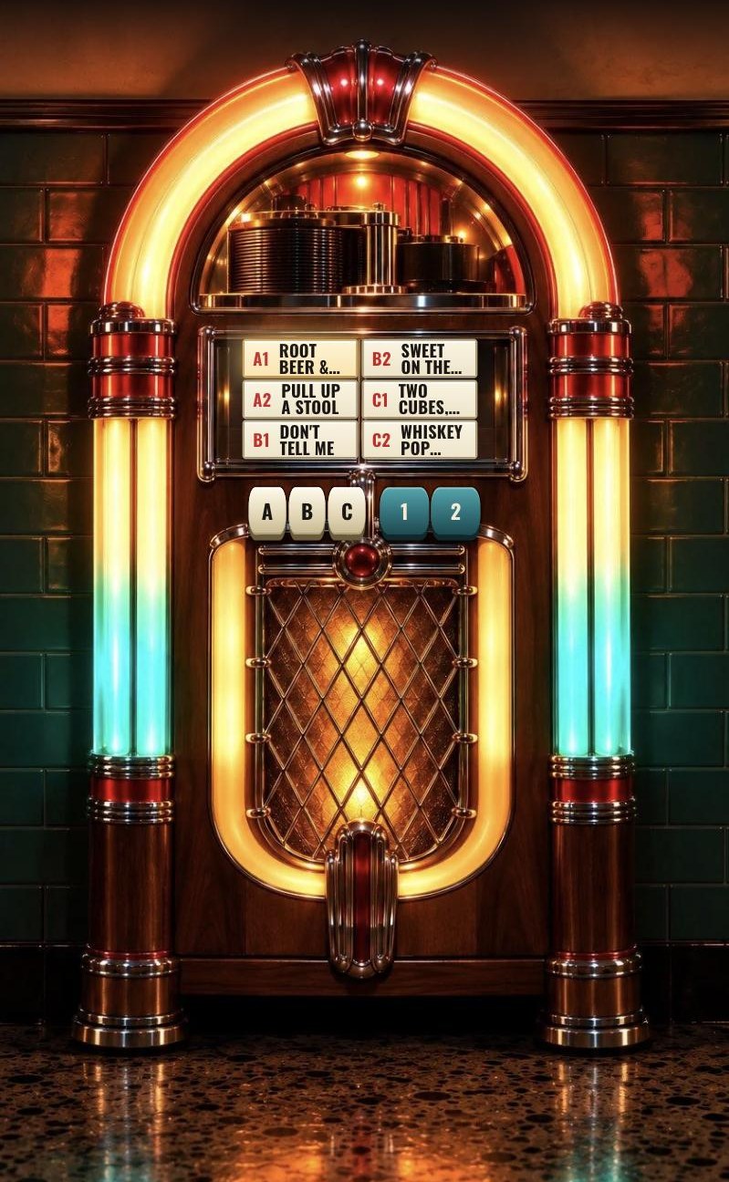 Jukebox at the Whiskey Pop diner
